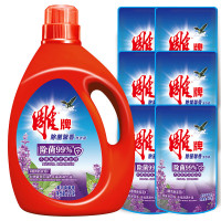 雕牌 除菌馨香洗衣液1kg/瓶+500g*6 香味持久 去污可手洗 家庭装