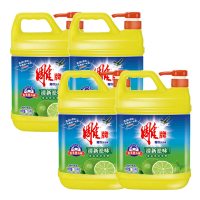 雕牌 青柠洗洁精1.5kg*4瓶 清新去油 易冲洗 无残留 (新老包装随机发货)