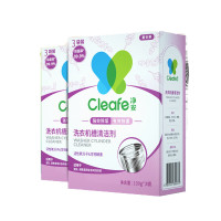 净安(Cleafe )洗衣机清洗剂非泡腾片 有效除菌袪味300g*2(柠檬香)