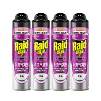 雷达 杀虫剂喷雾 灭蚊喷雾 600ml*4瓶 无香型 杀虫剂家用灭蟑螂