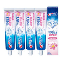 佳洁士 3D炫白牙膏 晨露荷香 120g 4支装 含氟牙膏去黄清新口气