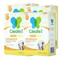 净安 洗衣机槽清洗剂 柠檬香4盒装 滚筒洗衣机除菌除螨清洗