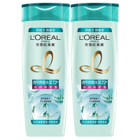 欧莱雅 透明质酸水润洗发水400ml*2 劲爽滋养柔顺女士洗发露洗头膏
