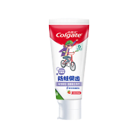 高露洁(Colgate) 少儿健齿氟防蛀牙膏天然草莓味70g 6岁以上防蛀宝宝0添加