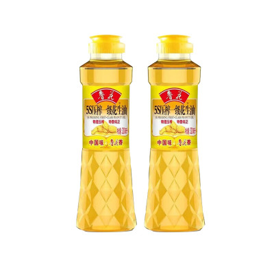 鲁花 5S压榨一级花生油320ml*2瓶 小瓶装食用油