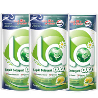 威露士 La有氧洗衣液柠檬袋装500m*3袋 3斤装
