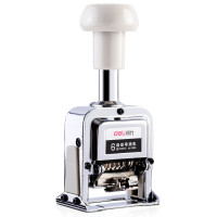 得力(deli) 7506 六位自动号码机(白) 单位:台