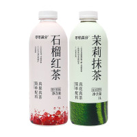 可可满分 饮料 石榴1000ml+抹茶1000ml 大瓶装解腻
