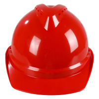 际华防护 101001 ABS豪华型V型旋钮帽衬安全帽(P)-红色