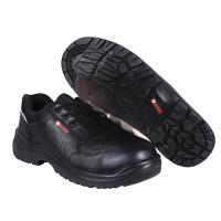 际华防护 600101防砸防刺穿防静电头层皮带反光条安全鞋黑色-36