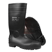 际华防护 605101防砸防刺穿防静电防化安全靴双钢靴黑色-37