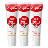 高露洁 牙膏 120g 3支装 活性酵素亮白去黄去渍防渍美白 桂花味