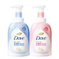 多芬 沐浴泡泡套装 泡沫 深层营润400ml+樱花甜香400ml