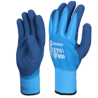际华防护503901双涂层乳胶磨砂防寒保暖手套 6副/包 单位:包