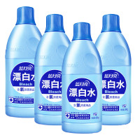 蓝月亮 漂白水600g×4瓶 除菌率99.9% 去渍漂白 含氯产品 高效除菌