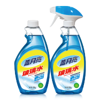 蓝月亮 玻璃水套装500g+瓶补500g 清洁玻璃 不留水痕