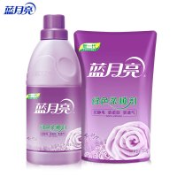 蓝月亮 薰衣草香柔顺剂500g瓶装+500g袋装 衣物护理剂