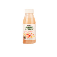 乐源 果蔬秘诀 100%果汁饮料 VC水蜜桃汁 275ml*8瓶 整箱装