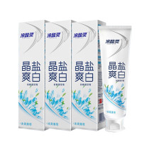 冷酸灵 晶盐爽白抗敏感牙膏 清新口气 呵护口腔 130g 3支