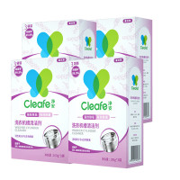 净安(cleafe)洗衣机槽清洗剂 滚筒波轮通用 薰衣草香(12包)300gx4盒
