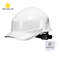 DELTAPLUS/代尔塔102018 DIAMOND V 钻石5型 ABS 安全帽 白