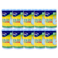 妙洁 背心式垃圾袋中号 45*55cm*110只*10卷 点断式手提垃圾袋