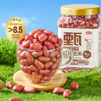 燕之坊 三井红花生米800g 五谷杂粮粗粮 生花生仁 红皮八宝粥原料