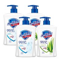 舒肤佳 洗手液 纯白+芦荟420g双支装 2组共4瓶 泡沫细腻易冲洗 新老包装随机发货