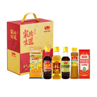 鲁花 喜气盈门礼盒B 粮油调味组合