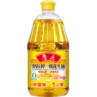 鲁花 食用油 花生油1.8L 5S 物理压榨 压榨一级