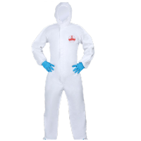 际华防护 401005 白色连体防护服-5.6类-M