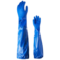 DELTAPLUS/代尔塔 201766-9加长PVC防化手套VE766