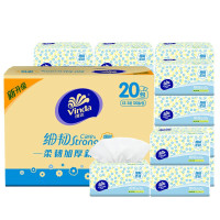 维达 抽纸 卫生纸 3层 120抽*20包 细韧抽纸 餐巾纸 抽取面巾 整箱装