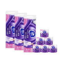 维达 卷纸 有芯立体美4D压花 110g 12卷/提 4层家用实惠装 手纸家用卷筒纸厕纸V4669 3提36卷