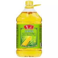 鲁花 压榨特香 玉米胚芽油5L 非转基因食用油