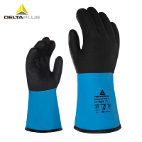 代尔塔 201837-9 VV837 PVC/丁腈双涂层防化保暖手套