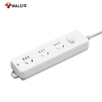 公牛(BULL) 新国标 插线板 插排 GN-212 3位总控全长1.8米