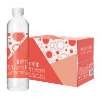 依能 苏打水饮料500ml*15瓶 西柚味 无糖无汽 整箱装