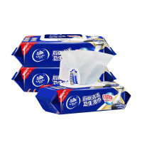 维达 厨房湿巾48片*3包 袋装带盖湿巾200mm*270mm VW4002