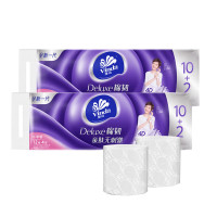 维达 立体美无芯卷纸 120g*12卷*2提 138mm*100mm V4626