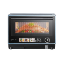 美的(Midea)微波炉 4合1微蒸烤炸一体机 家用智能变频 空气炸蒸烤箱电烤箱 23升 速微彩屏MIX燃脂 G3E