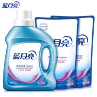 蓝月亮 深层洁净洗衣液1kg瓶装+1kg*2袋装 薰衣草 强效去污