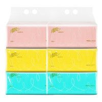 清风 超质感系列抽纸24包/箱(3包*8提)(2层200抽)