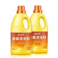 蓝月亮 地板清洁剂 2kg*2 柠檬香 去污除菌拖地瓷砖地板扫地机器人