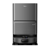 美的(Midea)扫地机器人 扫拖一体自动清洗热风烘干 自动集尘清洗烘干洗地机吸尘器 V12Pro 黑色水箱版