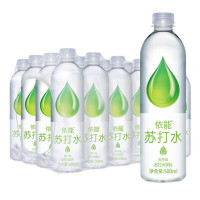 依能 水滴青柠味苏打水饮料 无糖弱碱性苏打水青柠味500ml*12瓶
