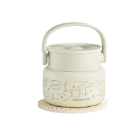 九阳(Joyoung) 保温壶 焖烧杯316L不锈钢保温饭盒520ml真空保温杯闷烧壶罐 B52B-WR703 白色