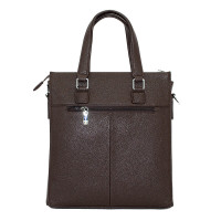 诚隆 恒达CL-0842皮质公文包竖款(棕色)