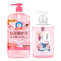 白猫 氨基酸去油洗洁精1.15kg+洗手液300g 套装