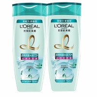 欧莱雅 透明质酸水润洗发水200ml*2柔顺控油长效留香女士洗发露洗头膏